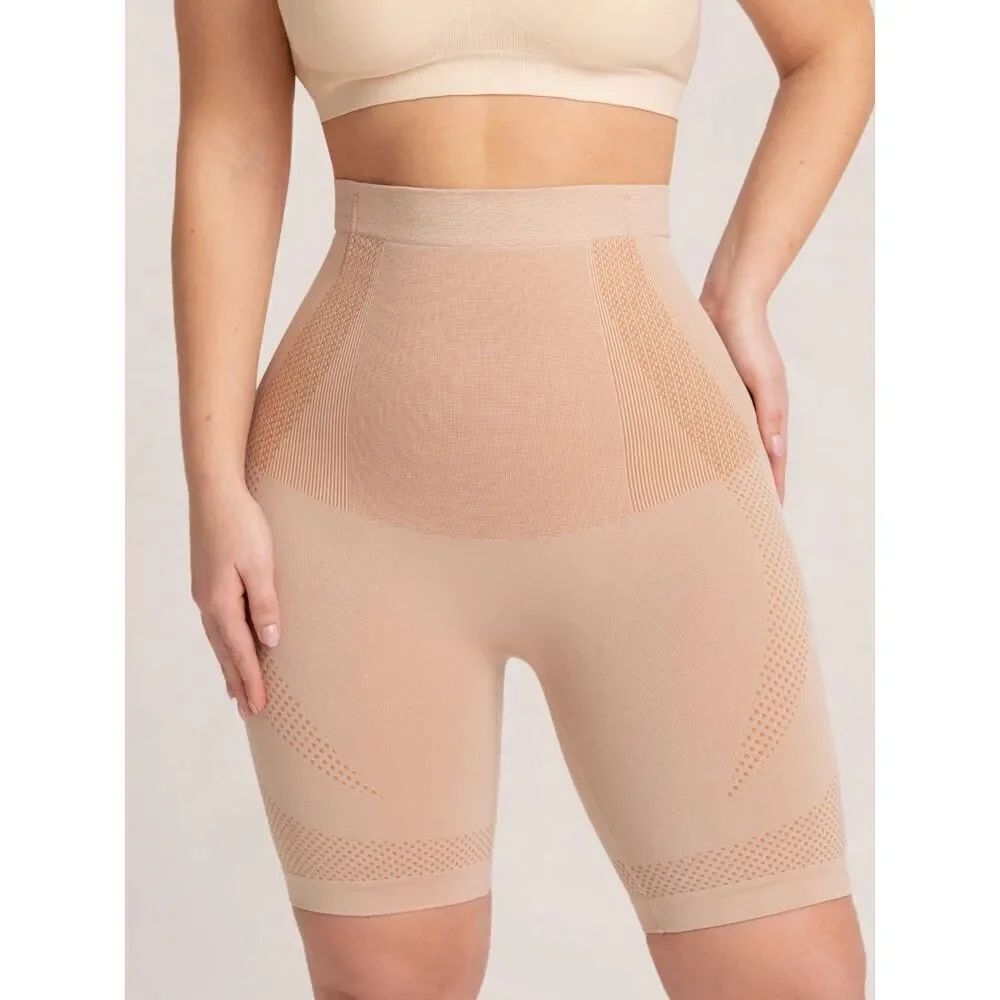 ✨Shapermint Essentials Everyday Empower Jacquard Sz 2XL Beige Shaper Shorts✨